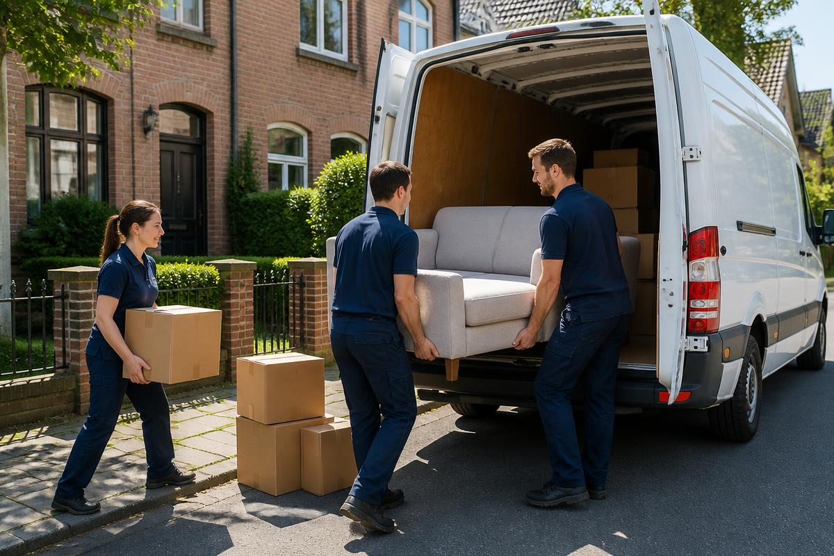 Team van Opruimdiensten Antwerpen aan het werk in Antwerpen